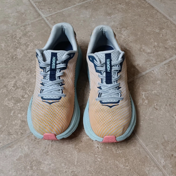 Hoka One Rincon 2 "Lunar Rock Black Iris" Running Shoes Sz.9½ - Picture 4 of 8